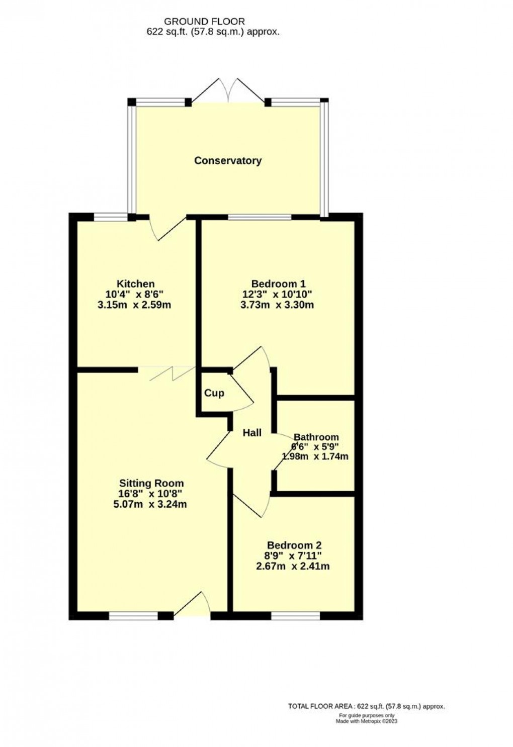 Floorplan for Beech Croft, Cullompton