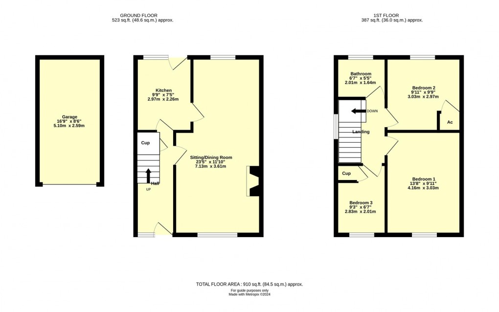 Floorplan for Forcefield Road, Cullompton
