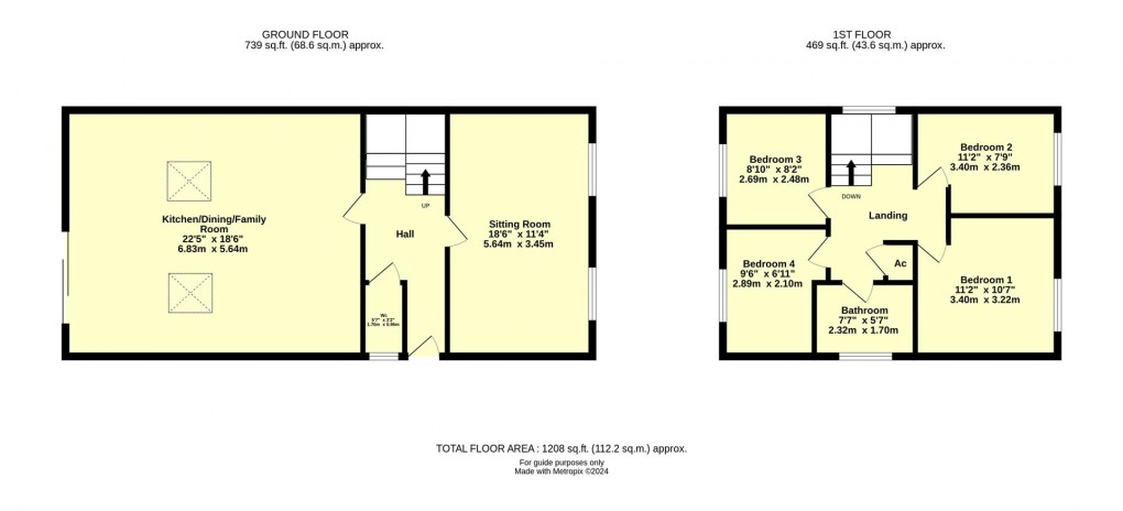 Floorplan for Head Weir Road, Cullompton