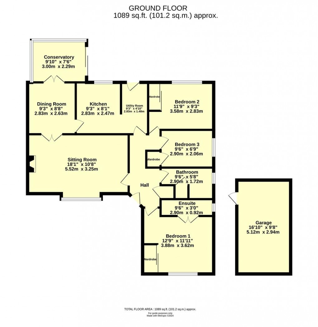 Floorplan for Weavers Walk, Cullompton