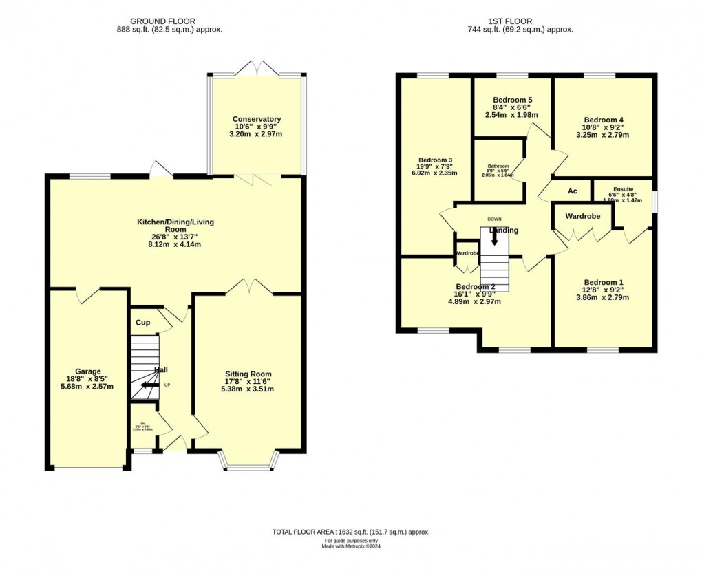 Floorplan for Culm Valley Way, Uffculme, Cullompton