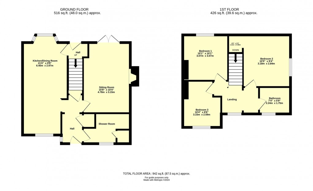 Floorplan for Ellerhayes, Hele, Exeter