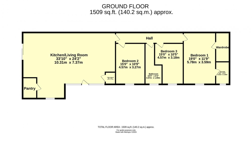 Floorplan for Westcott, Cullompton