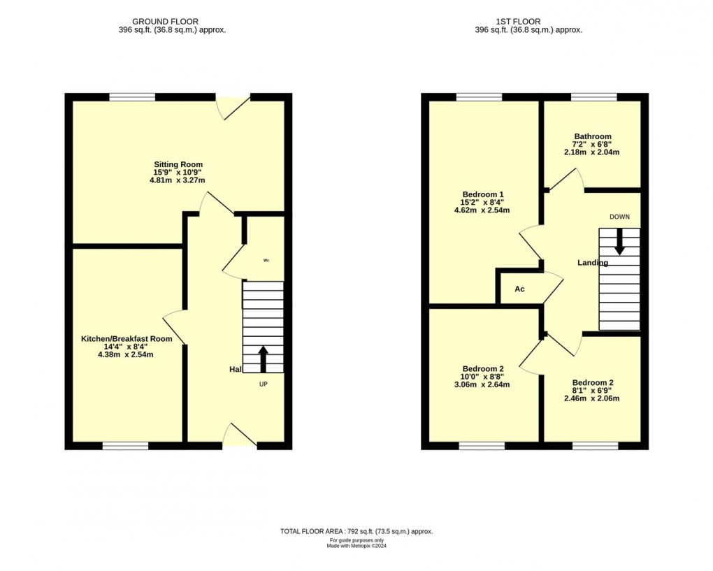 Floorplan for Highland Park, Uffculme, Cullompton