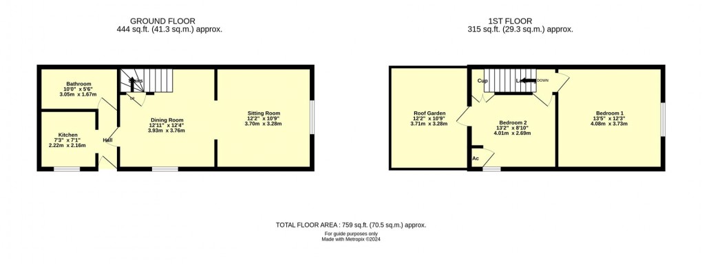 Floorplan for Exeter Road, Cullompton