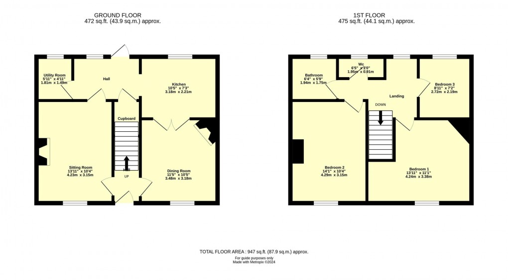 Floorplan for Westfield, Bradninch, Exeter