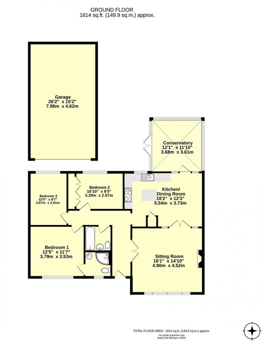 Floorplan for Blackborough, Cullompton