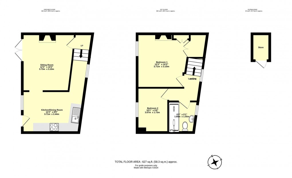 Floorplan for Energic Terrace, Cullompton