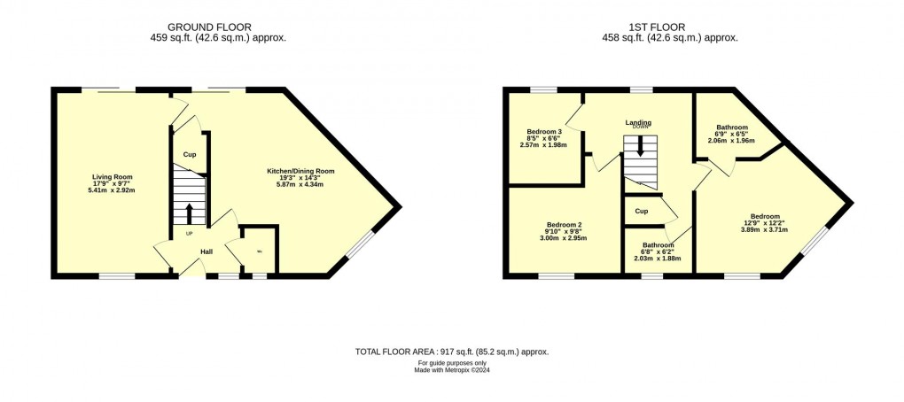 Floorplan for Head Weir Road, Cullompton