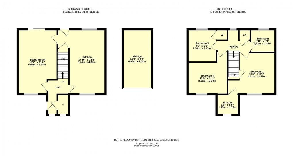 Floorplan for Culm Valley Way, Uffculme, Cullompton