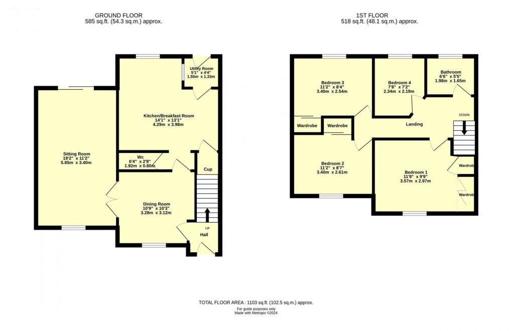 Floorplan for River Drive, Cullompton