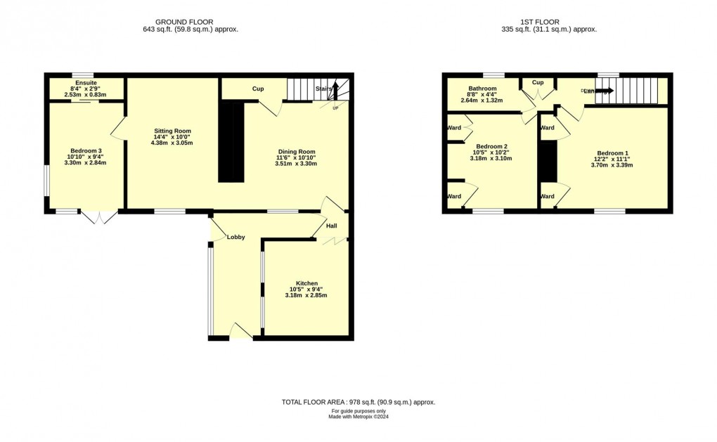 Floorplan for The New Cut, Cullompton