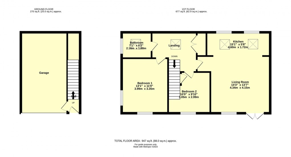 Floorplan for Hawkins Place, Cullompton