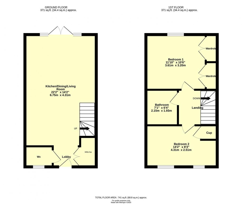 Floorplan for Elizabeth Road, Cullompton