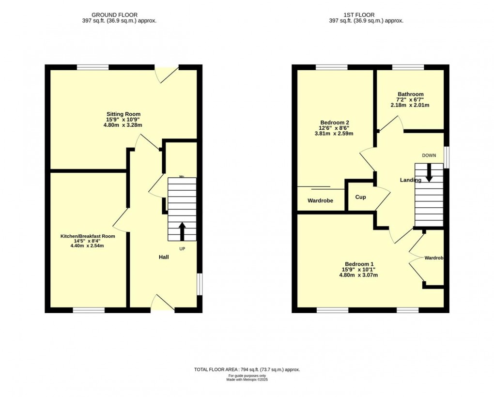 Floorplan for Highland Park, Uffculme, Cullompton