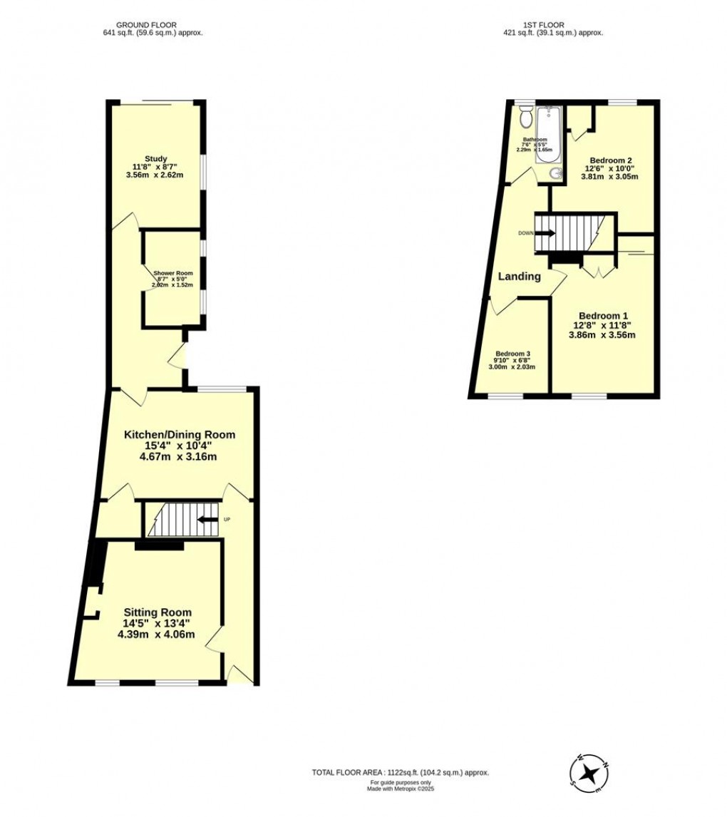 Floorplan for Gravel Walk, Cullompton