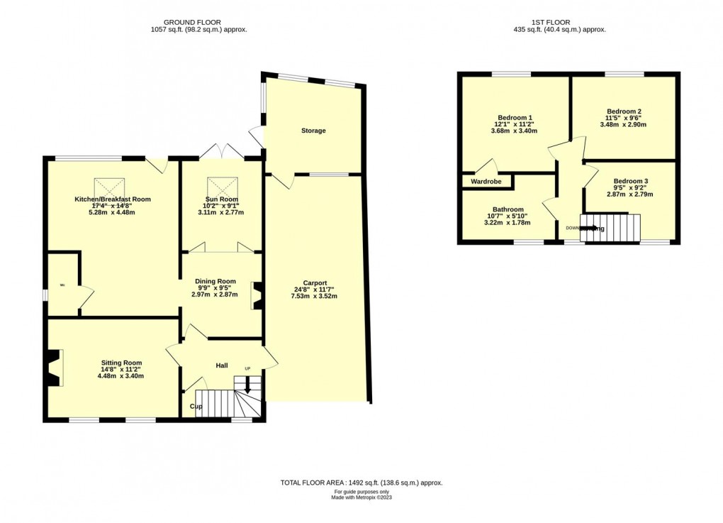 Floorplan for Pound Square, Cullompton