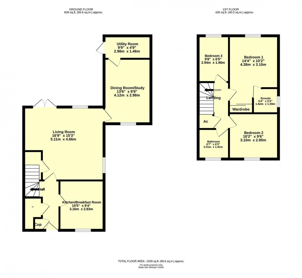 Floorplan for Greenhouse Gardens, Cullompton